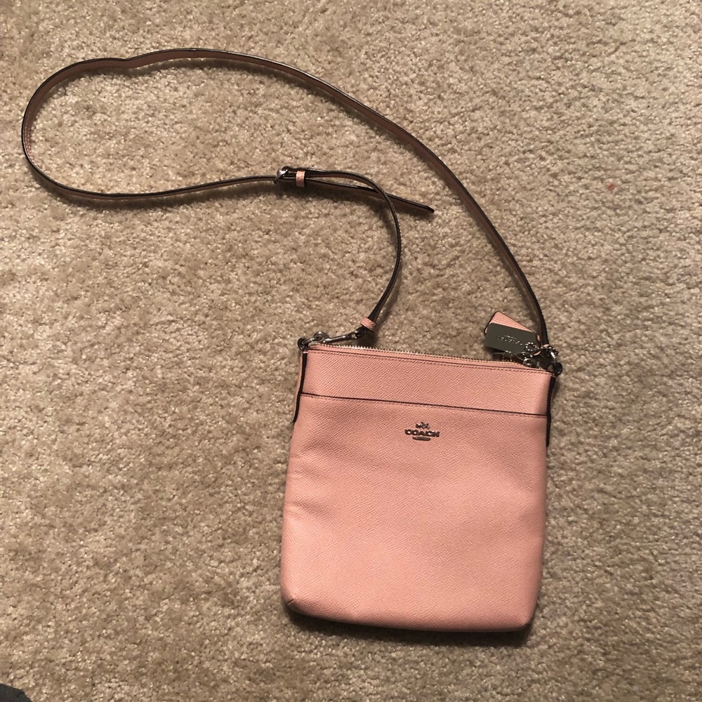Coach Pink Leather Crossbody